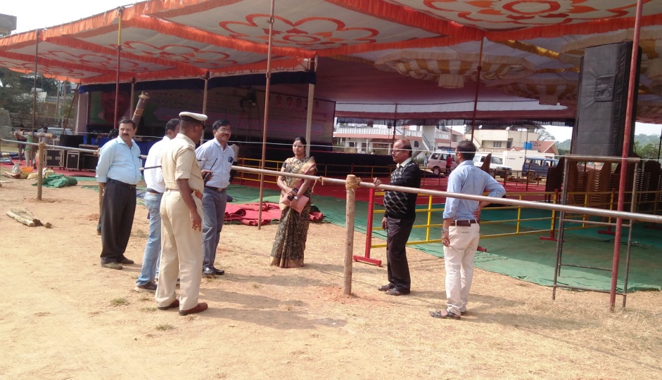 ಮುಖ್ಯಮಂತ್ರಿ ಭೇಟಿ ಹಿನ್ನೆಲೆ: ಜಿಲ್ಲಾಡಳಿತದಿಂದ ಬಿಗಿ ಬಂದೂಬಸ್ತ್